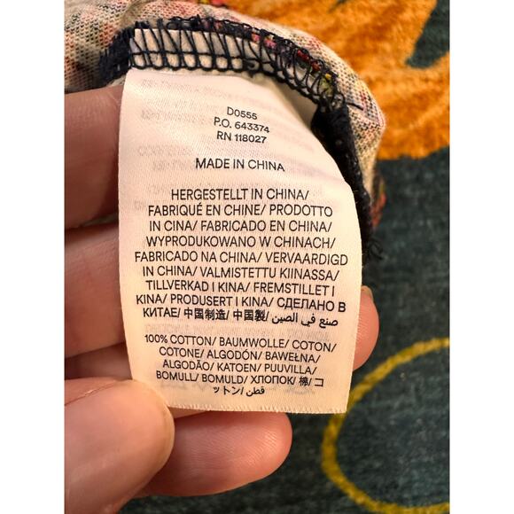 NWT Boden Floral Cotton Mini Dress Size 10 - Picture 6 of 6